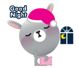Playful Rabbit sticker #591607