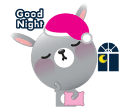 Playful Rabbit sticker #591607