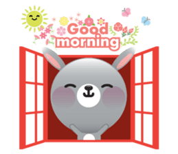 Playful Rabbit sticker #591608
