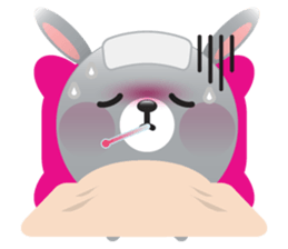 Playful Rabbit sticker #591609