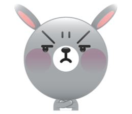Playful Rabbit sticker #591611