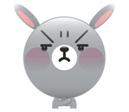 Playful Rabbit sticker #591611