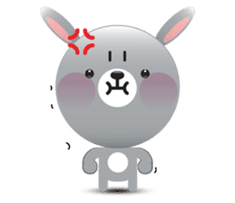 Playful Rabbit sticker #591612