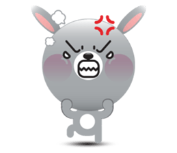 Playful Rabbit sticker #591613