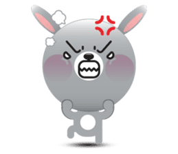 Playful Rabbit sticker #591613