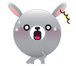 Playful Rabbit sticker #591618