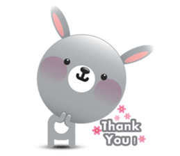 Playful Rabbit sticker #591621