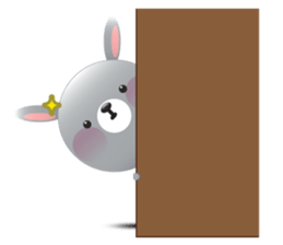 Playful Rabbit sticker #591626