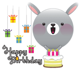 Playful Rabbit sticker #591631