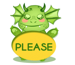 Baby Dragon sticker #591815