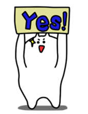 Unbalanced cat sticker #591836