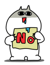 Unbalanced cat sticker #591837