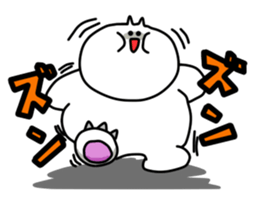 Unbalanced cat sticker #591844