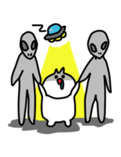 Unbalanced cat sticker #591873