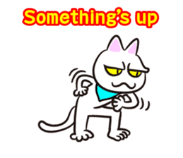 Cat to worry about  (English) sticker #591888