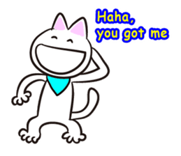 Cat to worry about  (English) sticker #591899