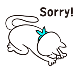 Cat to worry about  (English) sticker #591908