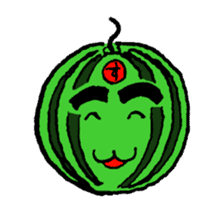 Tama-chan the Watermelon (English) sticker #592154
