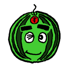 Tama-chan the Watermelon (English) sticker #592155