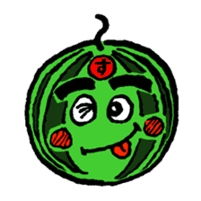 Tama-chan the Watermelon (English) sticker #592156