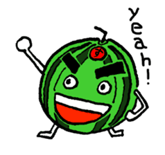 Tama-chan the Watermelon (English) sticker #592157