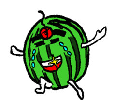 Tama-chan the Watermelon (English) sticker #592158