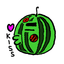 Tama-chan the Watermelon (English) sticker #592161