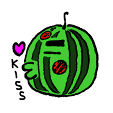 Tama-chan the Watermelon (English) sticker #592161