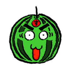 Tama-chan the Watermelon (English) sticker #592163