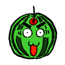 Tama-chan the Watermelon (English) sticker #592163