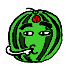 Tama-chan the Watermelon (English) sticker #592165