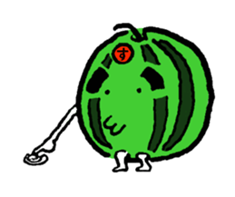 Tama-chan the Watermelon (English) sticker #592166