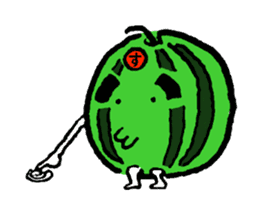 Tama-chan the Watermelon (English) sticker #592166