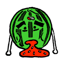 Tama-chan the Watermelon (English) sticker #592169