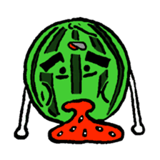Tama-chan the Watermelon (English) sticker #592169