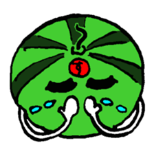 Tama-chan the Watermelon (English) sticker #592170