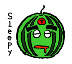 Tama-chan the Watermelon (English) sticker #592176