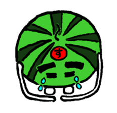 Tama-chan the Watermelon (English) sticker #592179