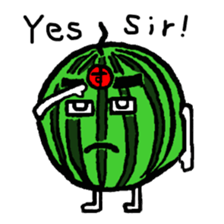 Tama-chan the Watermelon (English) sticker #592183