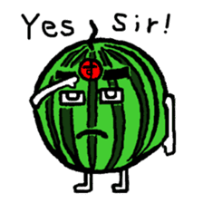 Tama-chan the Watermelon (English) sticker #592183