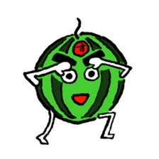 Tama-chan the Watermelon (English) sticker #592184