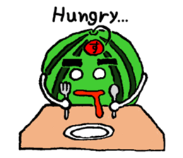Tama-chan the Watermelon (English) sticker #592185