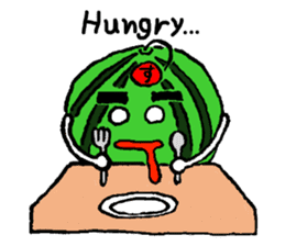 Tama-chan the Watermelon (English) sticker #592185