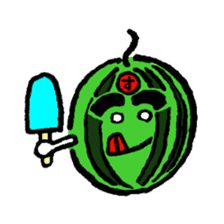 Tama-chan the Watermelon (English) sticker #592186