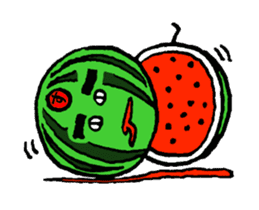 Tama-chan the Watermelon (English) sticker #592189