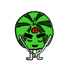 Tama-chan the Watermelon (English) sticker #592193