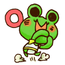 KAERU of the frog sticker #592243