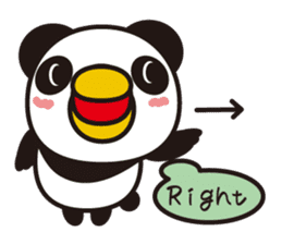 Though it is a panda, it is a bird sticker #593034