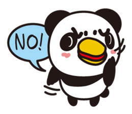 Though it is a panda, it is a bird sticker #593043