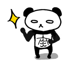 white of the eye panda sticker #593238